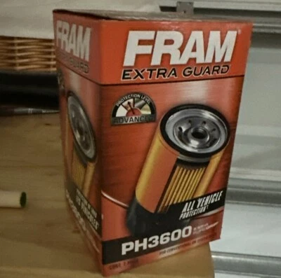 FILTRO DE ACEITE FRAM Extra Guard PH3600 bote para Ford, Lincoln, Mercury Sterling Foto 1 de 4