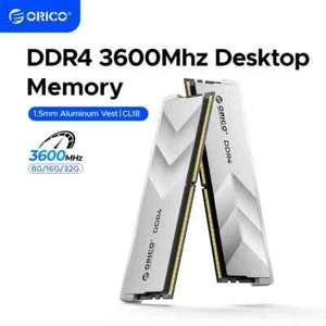 ORICO DDR4 RAM 32GB (2x16GB) 3600MHz CL18-22-22-42 1.35V 3200MHz CL16-20-20-40 - Zdjęcie 1 z 6