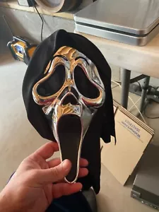 Spirit Halloween Scream Ghostface Chrome Adult Mask - Picture 1 of 1
