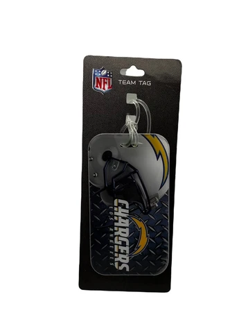 Los Angeles Chargers Luggage ID Tag [NEW] NFL Travel Bag Duffel Plane Cover