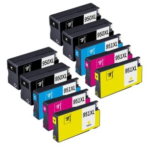10er-Pack 950XL 951XL Tinte für HP OfficeJet Pro 8600 8610 8620 8625 8630 8100 8615 861 - Bild 1 von 1