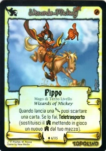 WIZARDS OF MICKEY Pippo 6/115 FOIL RARE ITA NEAR MINT - Imagen 1 de 1