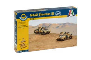 M4 A2 Sherman III 1:72 Plastic Model Kit ITALERI - Foto 1 di 1