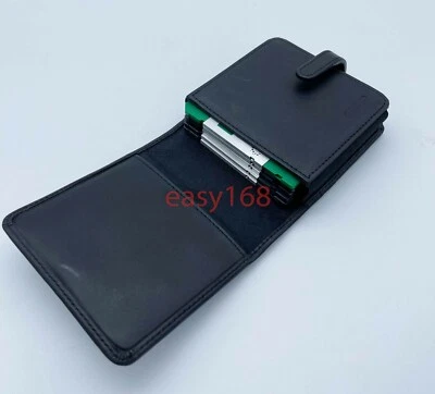 Coach 3.5 Floppy Disk PC Case Holder Black Leather  - Image 1 of 4