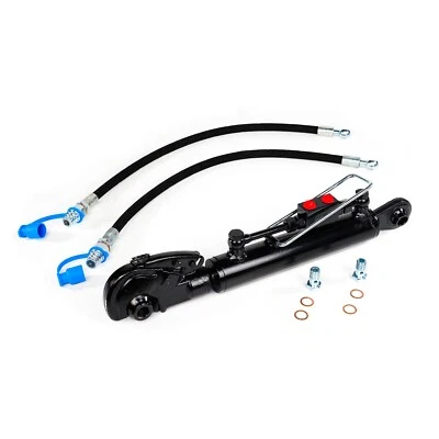 SPARE PARTS HOLLAND Hydraulische Oberlenker Mit Fanghaken Kat. 2+2 | 665–1005 mm |+ 2x Hyd.Schläuche