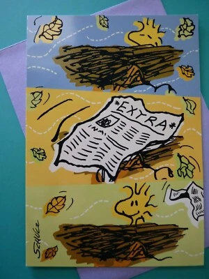 PEANUTS Congratulations Greeting Card For Anyone Woodstock Hallmark - Image 1 of 3