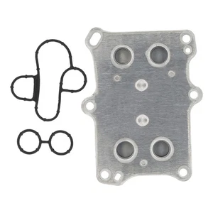Silver Engine Oil Cooler for Dodge Dart Fiat 500 1.4L 2012-16 55236756 w/ Gasket - Picture 1 of 18