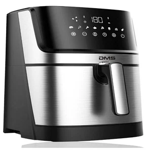 DMS HF-6E 1800W 6L Heißluftfritteuse  Silber/Schwarz - Bild 1 von 1