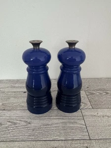 Le Creuset Azure Blue Ombre Salt and Pepper Mill Set - Picture 1 of 7