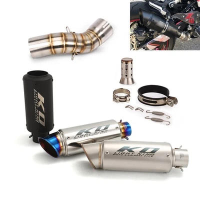 Sistema modificado de silenciador de tubo de escape de enlace medio deslizante para Kawasaki Z900 2017-2019 - Imagen 1 de 4