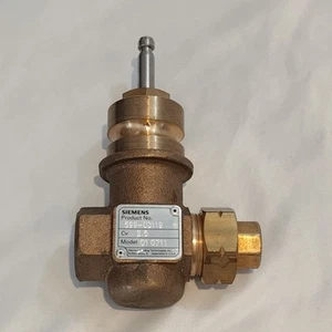 Siemens 599-03119 Cv 2.5 Model 010711 1/2in Brass Zone Valve 2 Way - Picture 1 of 4