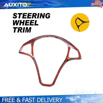 For Mercedes Benz CLA 250 2016-2019 Carbon Fiber Steering Wheel Control Trim - Image 1 of 4