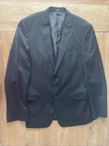 John Varvatos Single Needle Wool Black Sport Jacket Men 40R Luxury Office Casual - Picture 1 of 10