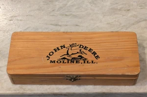 Caja de lápices y lápices de madera John Deere - regalo promocional publicitario - Imagen 1 de 7
