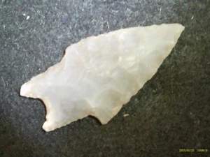 Cent Texas Pedernales Pfeilspitze, prähistorisches indisches Artefakt * KOSTENLOSER VERSAND WN80 - Bild 1 von 3