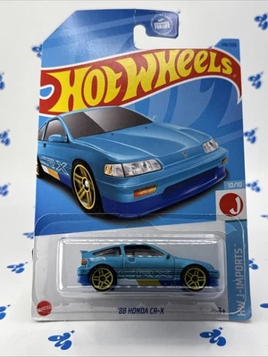 Hot Wheels '88 Honda CR-X 148/250 - Blue - 2023 Mainline A $Combined Shipping$ - Image 1 of 4