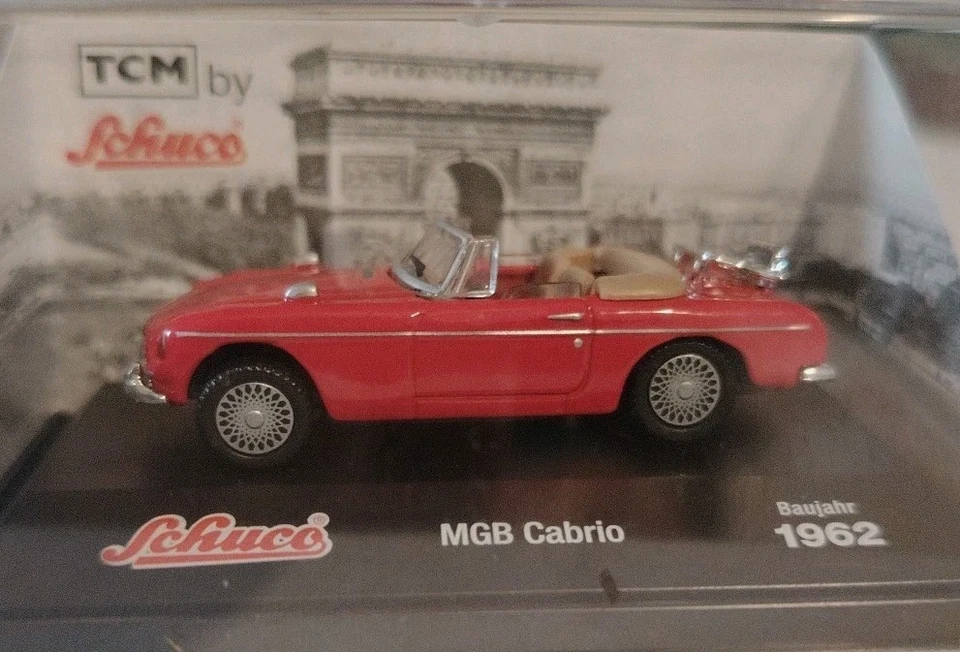 SCHUCO -TCM  Modellino MGB CABRIO (1962) - Scala 1:72 - Immagine 1 di 4