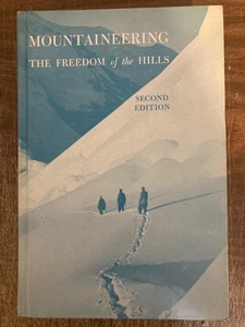 1970 MOUNTAINEERING FREEDOM OF THE HILLS 2nd CLASSIC MOUNTAIN CLIMBING TECHNIQUE - Picture 1 of 4
