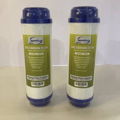 NEW 2 Pack iSpring 10" GAC Granular Activated Carbon Filter Model FG15 Sealed - Image 1 of 4