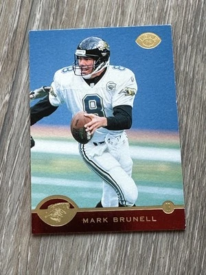 Mark Brunell 1996 Leaf Red (A) Jacksonville Jaguars #81 - Image 1 of 2