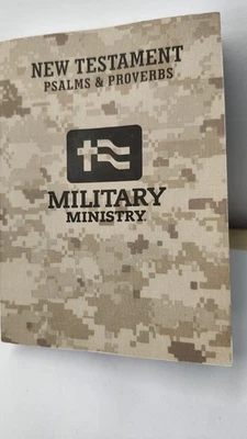 Military Ministry New Testament Psalms & Proverbs Pocket Bible Paperback, USA - Image 1 of 4