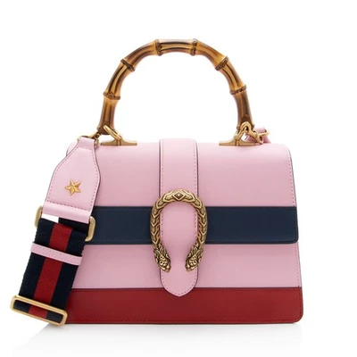 Gucci Cuero Bambú Dioniso Mango Superior Medio Foto 1 de 4