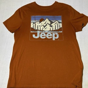 Jeep Men’s Graphic Crew Cotton Blend Short Sleeve T-Shirt Size Medium - Picture 1 of 7