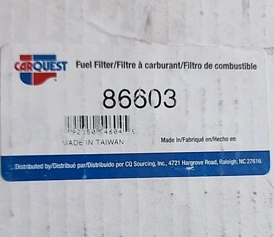 Filtro de combustible de repuesto Carquest apto para Volvo S60 1999-05 2001-2009 Volvo S80 86603 Foto 1 de 2