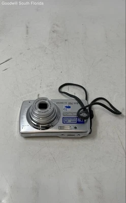 Olympus Stylus 760 Silver Color 7.1MP 3x Optical Zoom Digital Camera Not Tested - Image 1 of 4