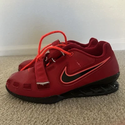 Nike Romaleos 2 Red/ Orange/ Black 476927-606 Men’s Size 9.5 - Image 1 of 4