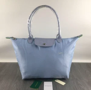 Borsa a tracolla LONGCHAMP Le Pliage Club L blu cielo tote bag - Foto 1 di 8