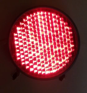 Zifferblatt 431-1215 12 Zoll 120 Volt AC rot Verkehrssignal Stoppleuchte - Bild 1 von 6