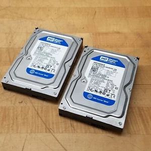 Lot of 2 Western Digital WD2500AAJS 3.5" SATA HD, 250GB, Date 27JAN2011, 75M0A0 - Photo 1/4