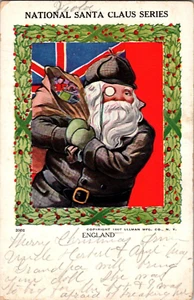 AK National Santa Claus Serie England geteilt hinten unbespielt - Bild 1 von 3