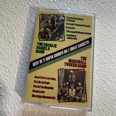 VTG 1992 The Charlie Daniels Band / The Marshall Tucker Band Cassette Tape VGC - Image 1 of 4