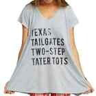 New Mumu Mellow Small Hetland Graphic Tee Texas Tailgates Two Step Tater Tots S