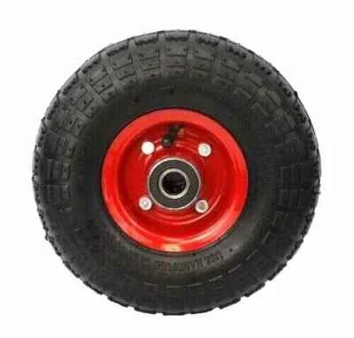 RUOTA IN GOMMA PER CARIOLA CARRELLO CON CUSCINETTO 300 LB 136 KG 4.10 /3.50 - 4 - Immagine 1 di 2