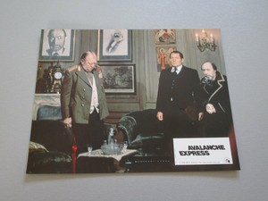 ROBERT SHAW CYRIL SHAPS RICHARD MARNER ""AVALANCHE EXPRESS"" LOBBY CARD LB4