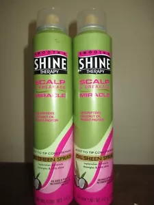 2x Smooth N Shine Scalp & Breakage Miracle Aid-Intense Oil Sheen 5oz - Picture 1 of 1