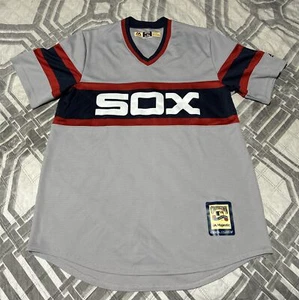 MAJESTIC WHITESOX JERSEY Cooperstown Collection Medium Grey ๐ฅ๐ฅ - Picture 1 of 8