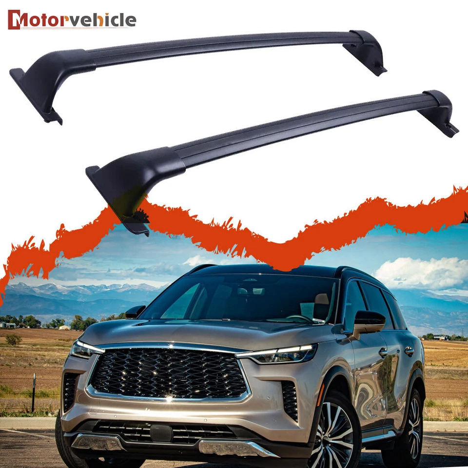 Barras transversales de techo 2P mejoradas para portaequipajes Infiniti QX60 2022-2025 Foto 1 de 4