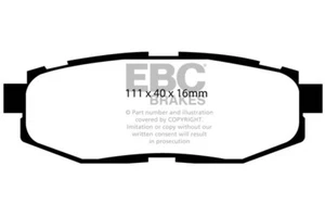 EBC Orangestuff Rear Brake Pads for Toyota GT86 2.0 (UK Spec) (200HP) (2012 on) - Picture 1 of 1