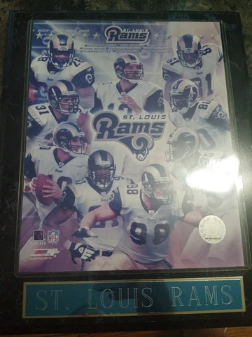 St Louis Rams 2003 Team Plaque, officially licensed NFL Cover