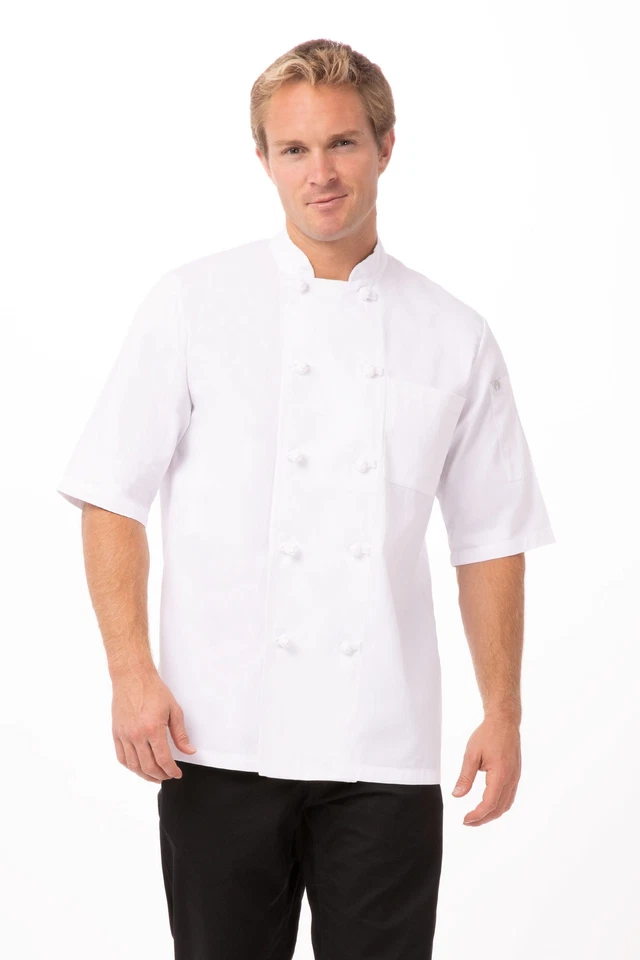 Chef Works Mens Tivoli Chef Coat (KNSS) - Image 1 of 1