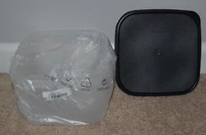 Tupperware Modular Mates Cuadrado #2 Contenedor Transparente Tapa Negra 11 Tazas / 2.6L NUEVO - Imagen 1 de 7