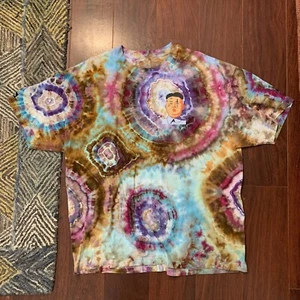 Made In Paradise Tie Dye Kim Jong Un  XXL T SHIRT KOREA Anime Psychedelic - Picture 1 of 6