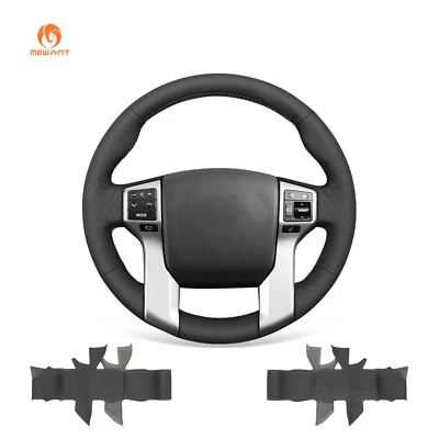 Embossed Leather Steering Wheel Cover for Toyota 4Runner 2010-2024 Tacoma Tundra - Image 1 of 4