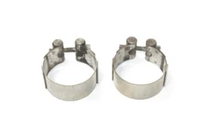 Moto Guzzi Norge 850 976522 976523 Exhaust Manifold Clamps 07 - 11 - Picture 1 of 2