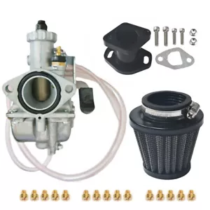 VM22 26mm Carburetor Air Filter Intake Pipe Fit Predator 212cc 196cc GX200 6.5hp - Picture 1 of 8