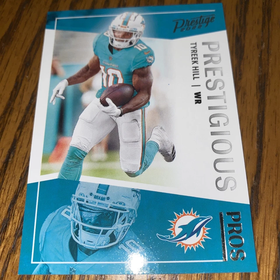 2022 Prestige Football Prestigious Pros Tyreek Hill - Miami Dolphins - Image 1 of 2